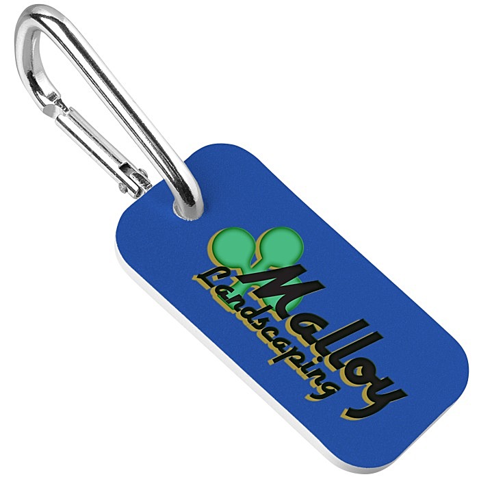 Custom Sof-Color Keychain with Carabiner