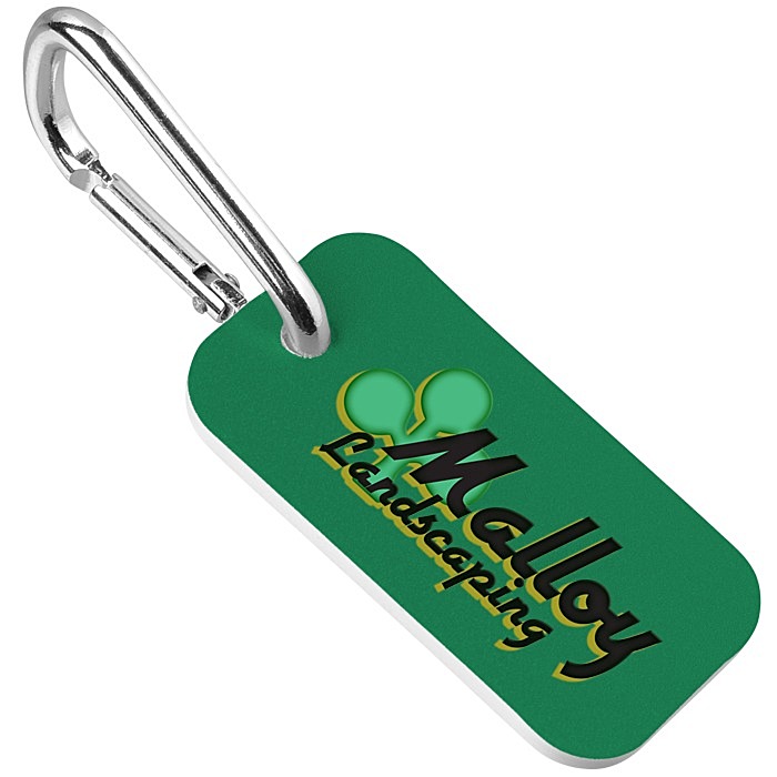 Custom Sof-Color Keychain with Carabiner