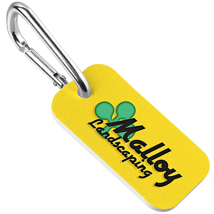 Custom Sof-Color Keychain with Carabiner