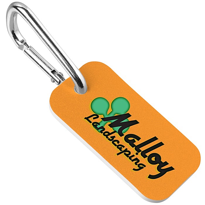 Custom Sof-Color Keychain with Carabiner