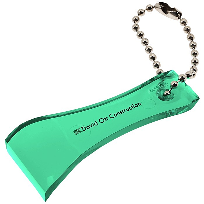 Custom Lottery Scratcher Keychain - Translucent