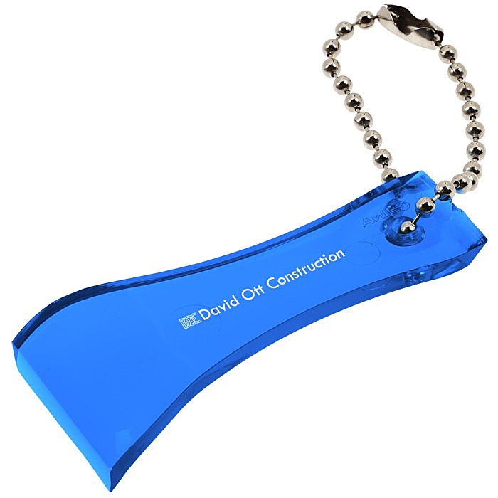 Custom Lottery Scratcher Keychain - Translucent
