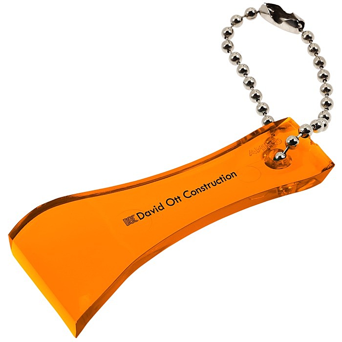 Custom Lottery Scratcher Keychain - Translucent