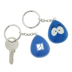 Custom Stressed Mood Maniac Stress Keychain
