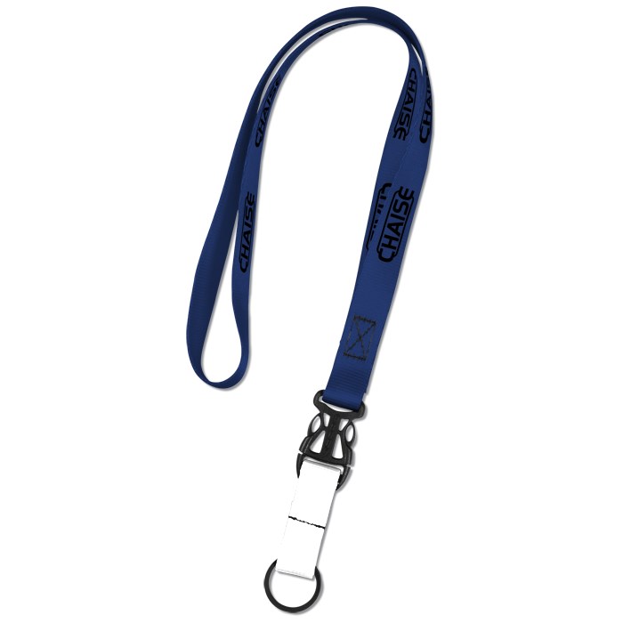 Custom Mix and Match Smooth Nylon Lanyard - 3/4 inch - 38 inches - Metal Split Ring