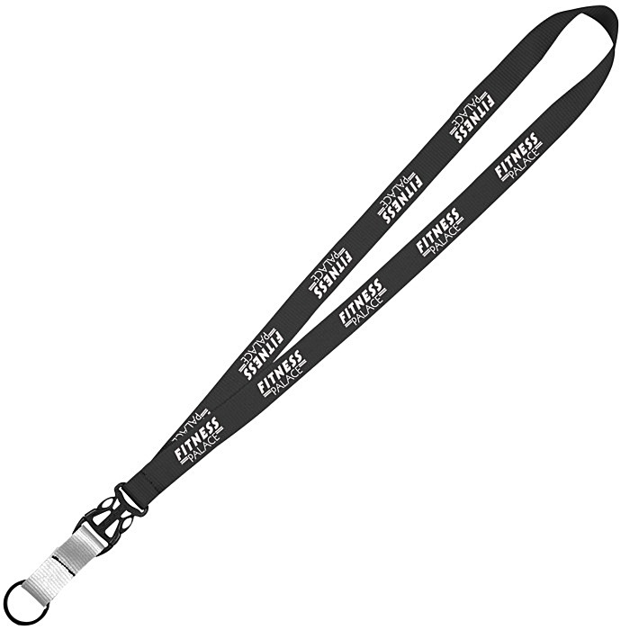 Custom Mix and Match Econ Poly Lanyard - 3/4 inch - 38 inches - Metal Split Ring