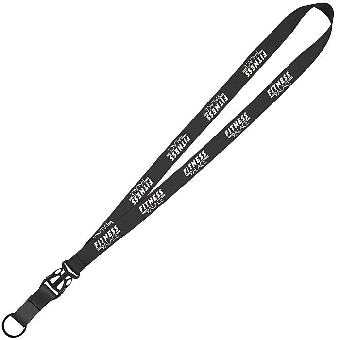 Custom Mix and Match Econ Poly Lanyard - 3/4 inch - 38 inches - Metal Split Ring