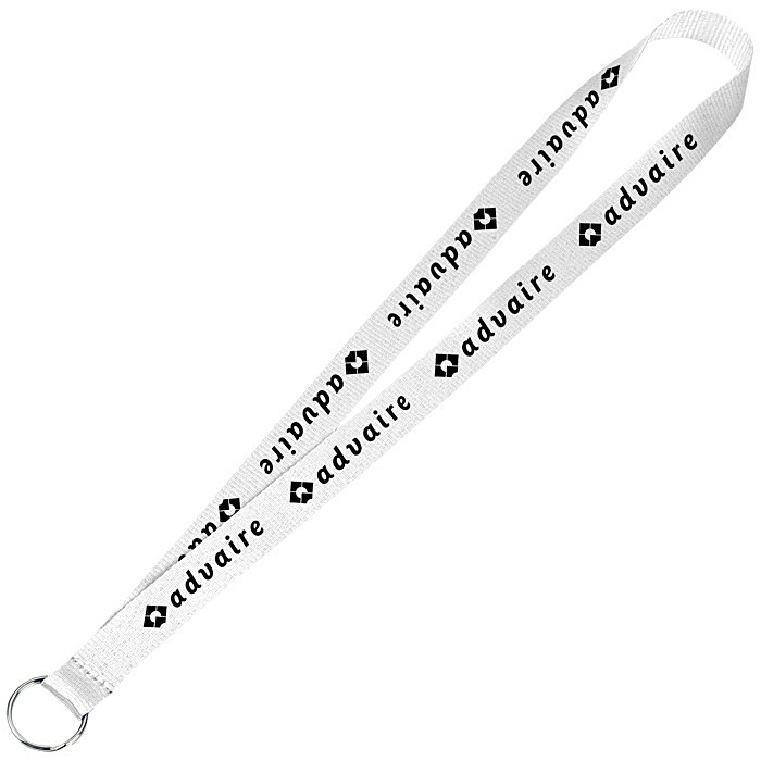 Custom Value Lanyard - 3/4 inch - Metal Split Ring