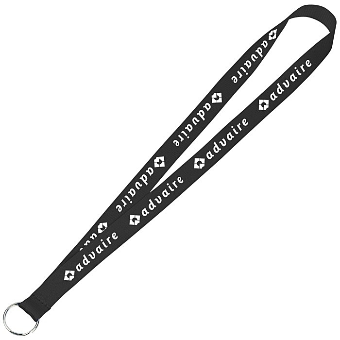 Custom Value Lanyard - 3/4 inch - Metal Split Ring