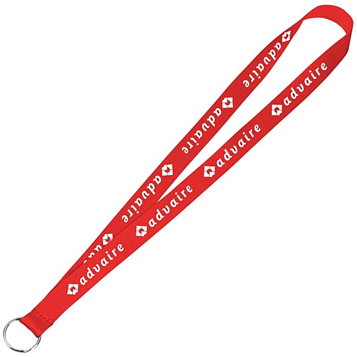 Custom Value Lanyard - 3/4 inch - Metal Split Ring