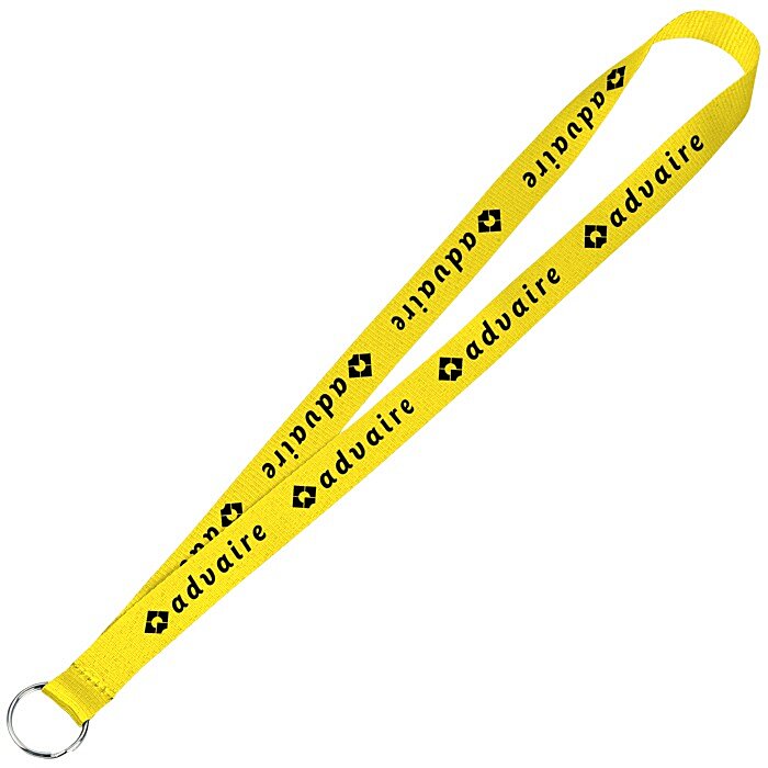 Custom Value Lanyard - 3/4 inch - Metal Split Ring