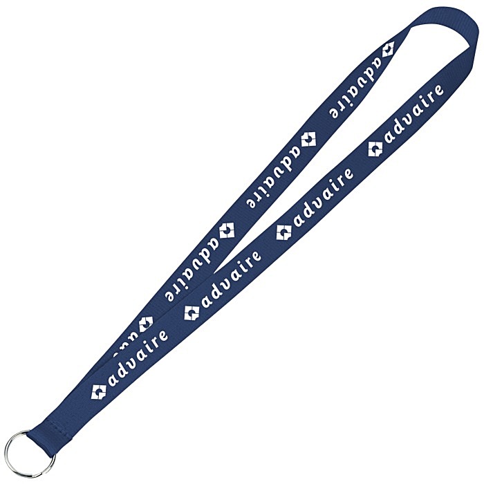 Custom Value Lanyard - 3/4 inch - Metal Split Ring