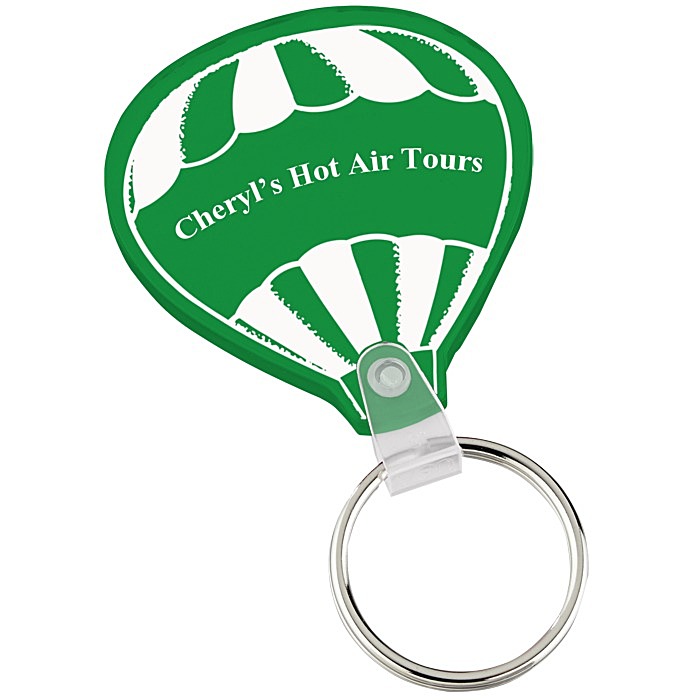 Custom Air Balloon Soft Keychain - Translucent