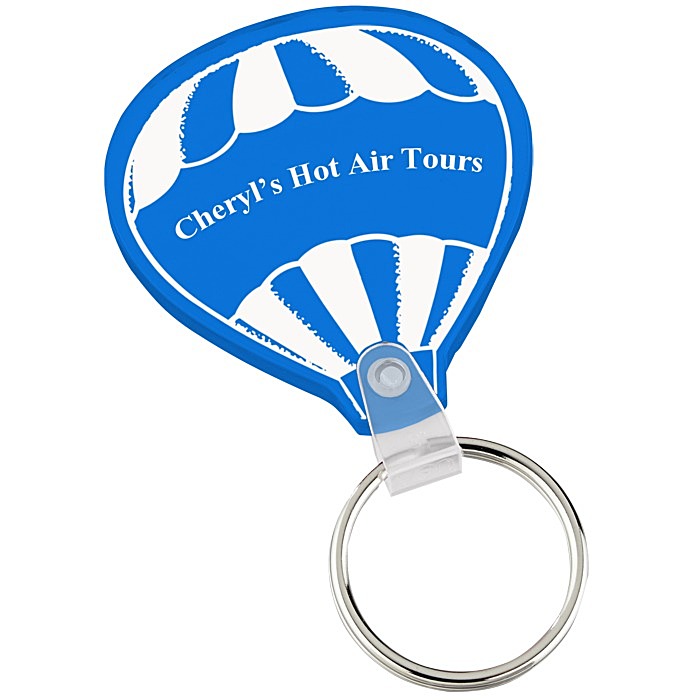Custom Air Balloon Soft Keychain - Translucent