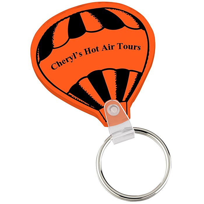 Custom Air Balloon Soft Keychain - Translucent