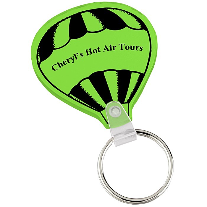 Custom Air Balloon Soft Keychain - Translucent