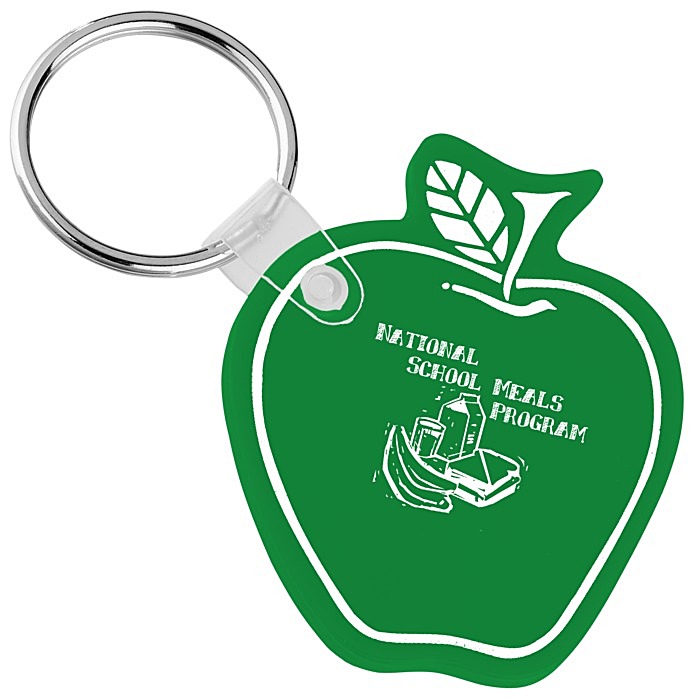 Custom Apple Soft Keychain - Translucent