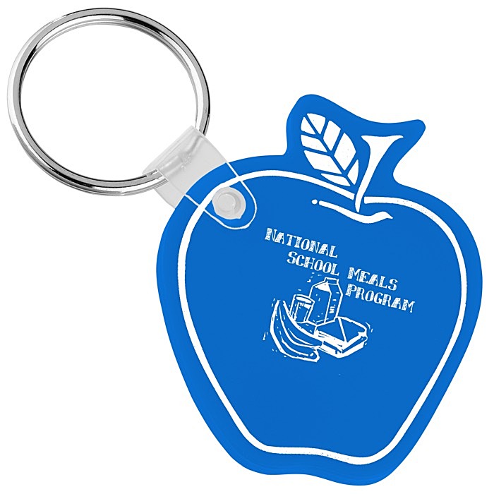 Custom Apple Soft Keychain - Translucent