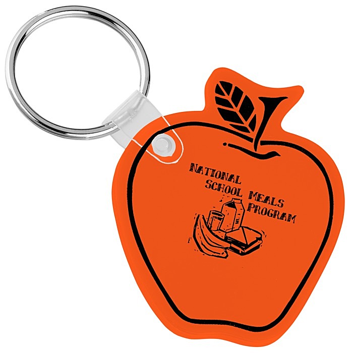 Custom Apple Soft Keychain - Translucent