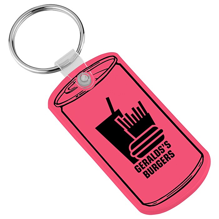 Custom Can Soft Keychain - Translucent