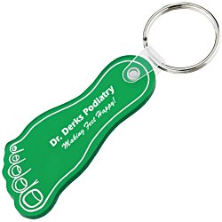 Custom Foot Soft Keychain - Translucent