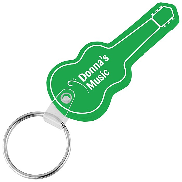 Custom Guitar Soft Keychain - Translucent
