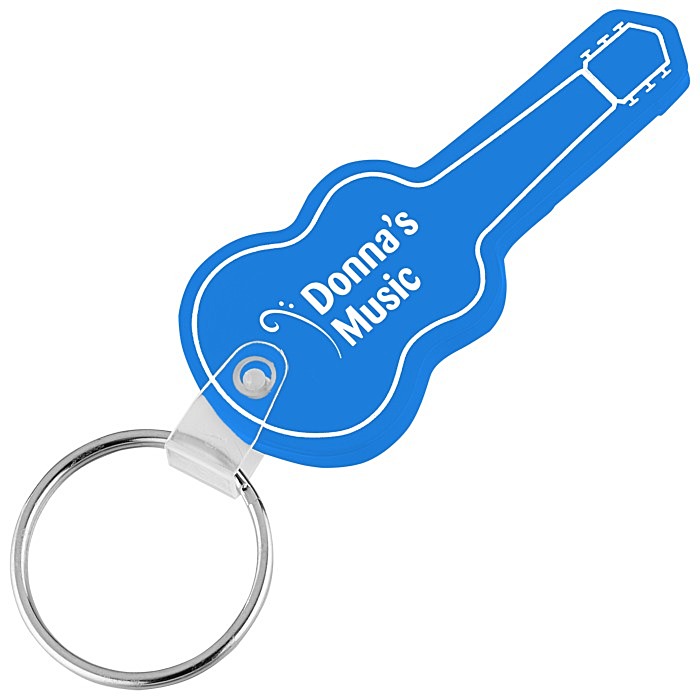 Custom Guitar Soft Keychain - Translucent