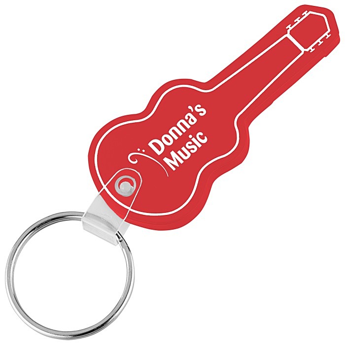 Custom Guitar Soft Keychain - Translucent