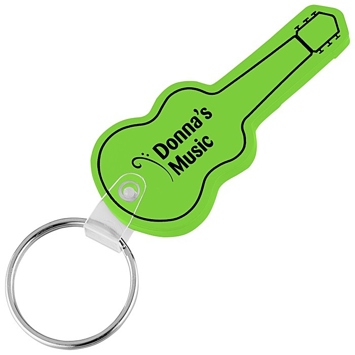 Custom Guitar Soft Keychain - Translucent