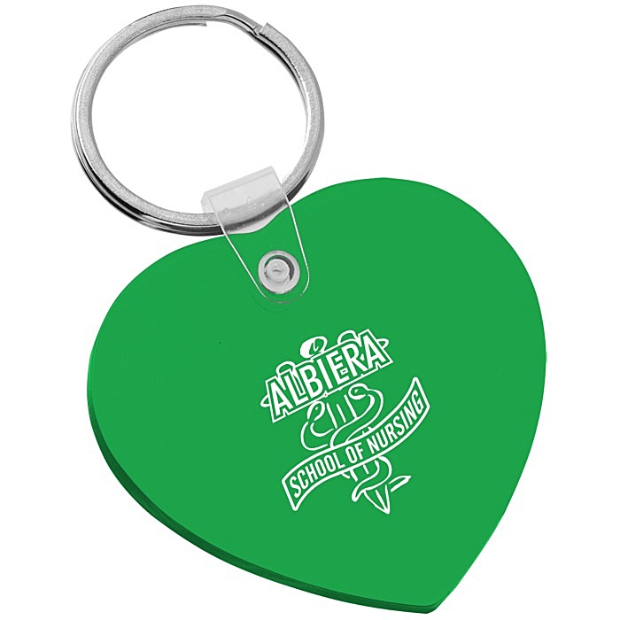 Custom Heart Soft Keychain - Translucent