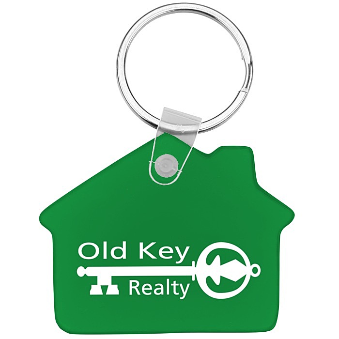 Custom House Soft Keychain - Translucent
