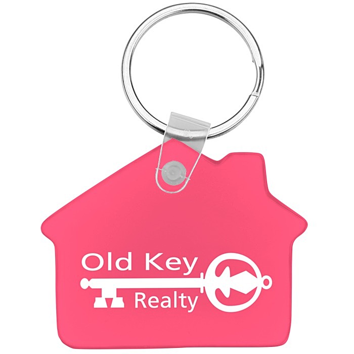 Custom House Soft Keychain - Translucent