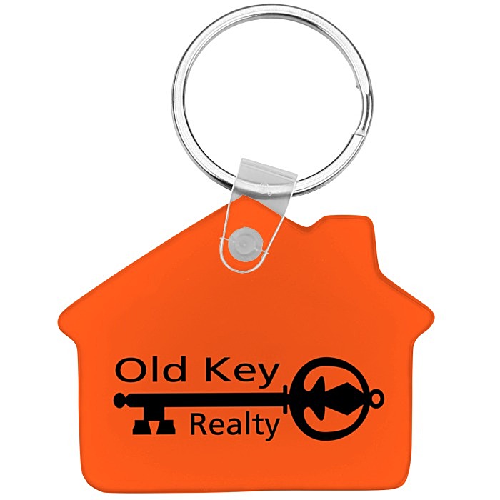 Custom House Soft Keychain - Translucent