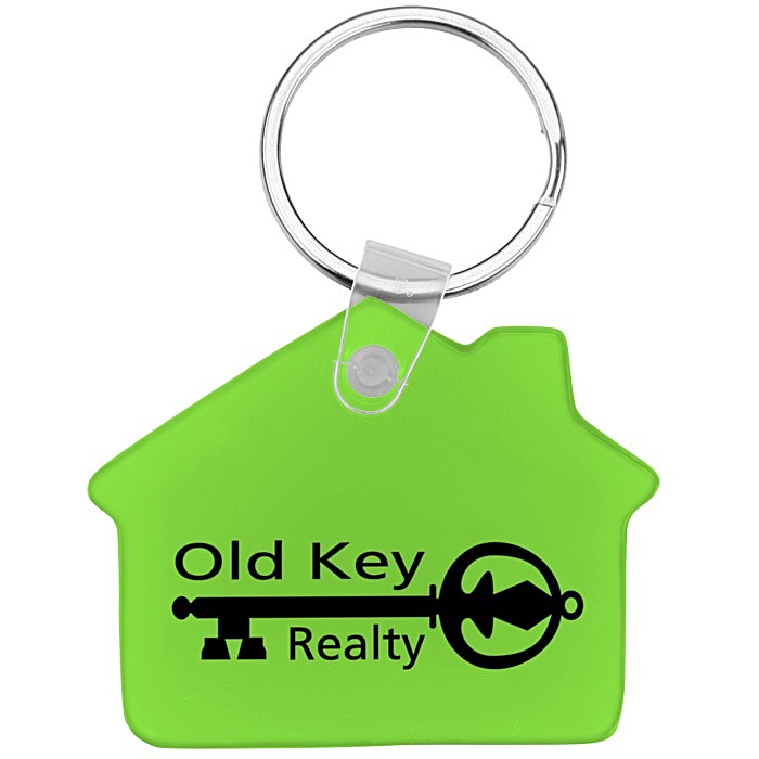 Custom House Soft Keychain - Translucent