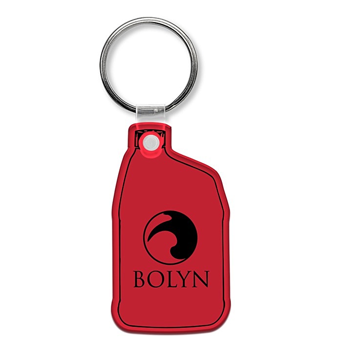 Custom Jug Soft Keychain - Translucent