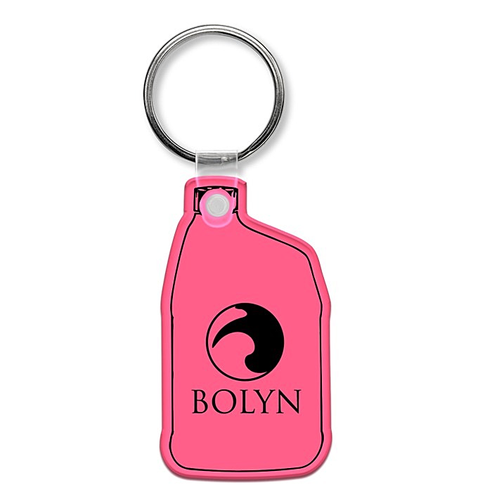 Custom Jug Soft Keychain - Translucent