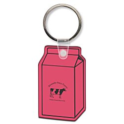 Custom Milk Carton Soft Keychain - Translucent