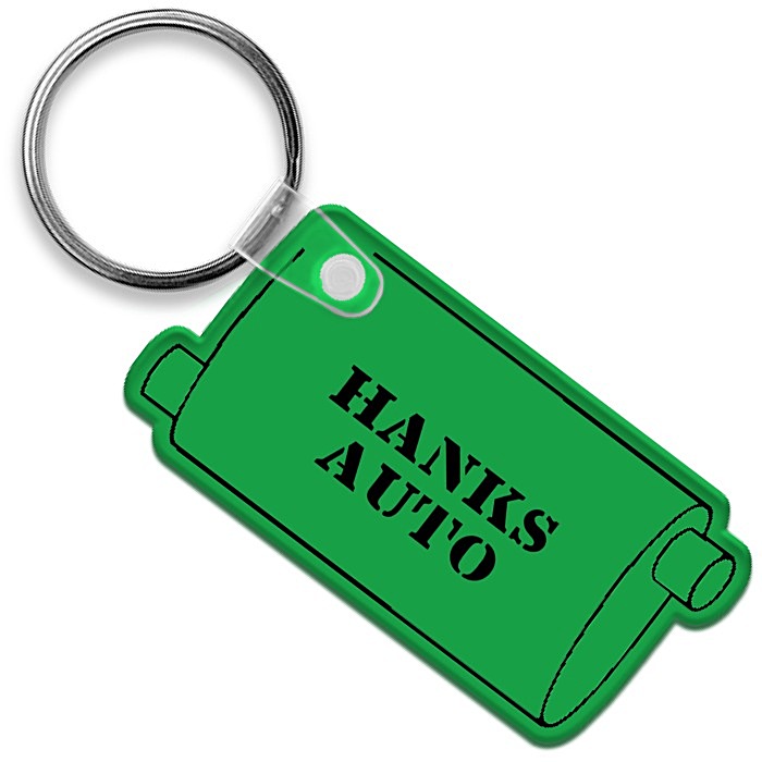 Custom Muffler Soft Keychain - Translucent