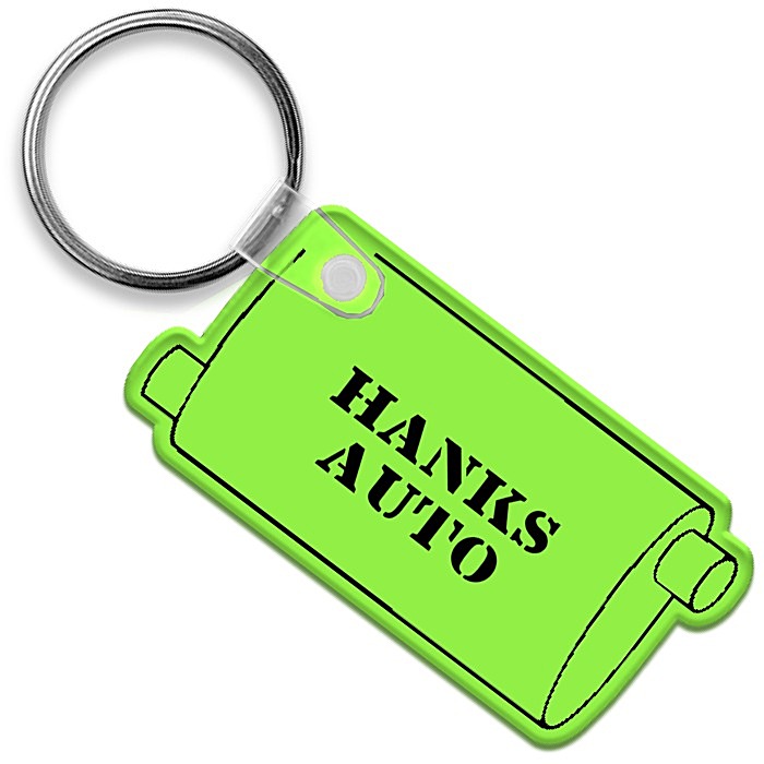 Custom Muffler Soft Keychain - Translucent