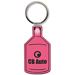 Custom Oil Bottle Soft Keychain - Translucent