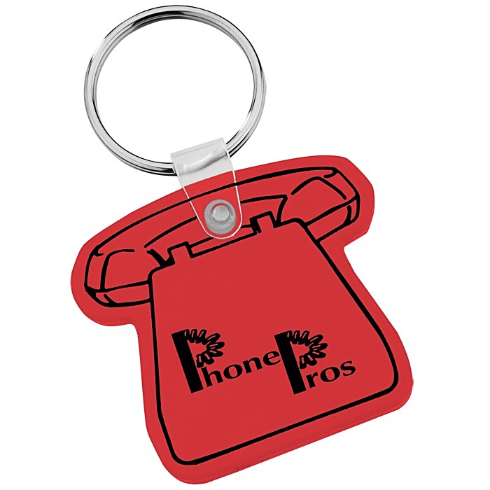 Custom Phone Soft Keychain - Translucent