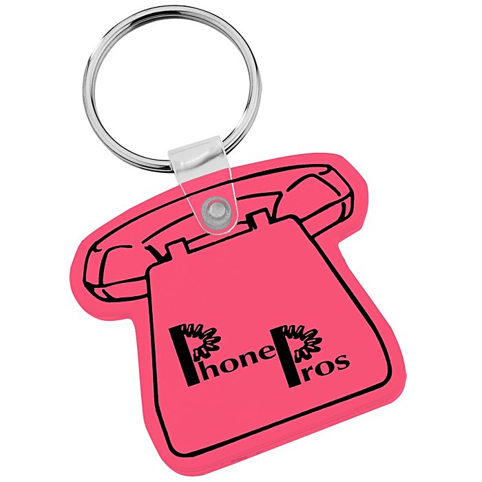 Custom Phone Soft Keychain - Translucent