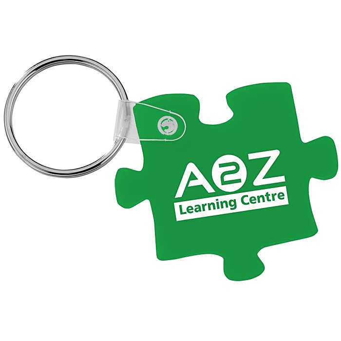Custom Puzzle Soft Keychain - Translucent
