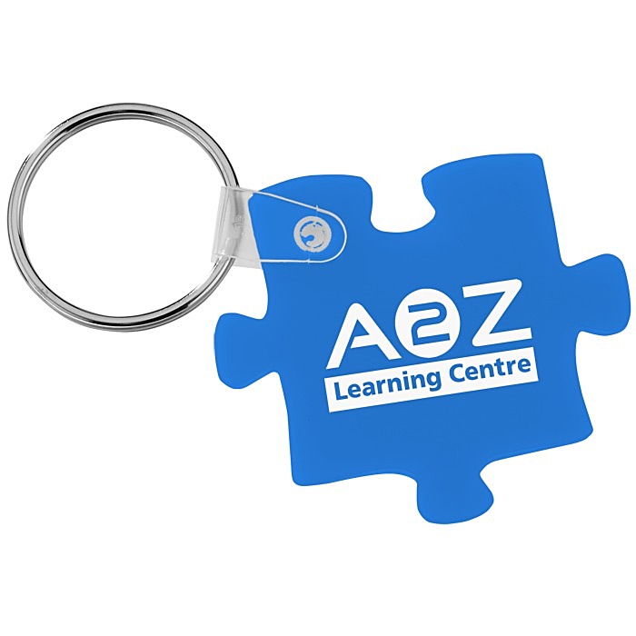 Custom Puzzle Soft Keychain - Translucent