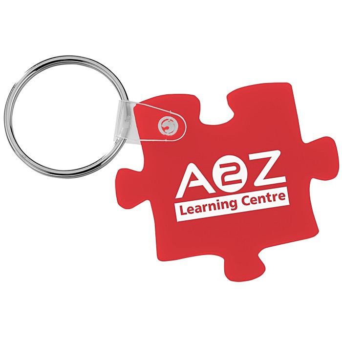 Custom Puzzle Soft Keychain - Translucent