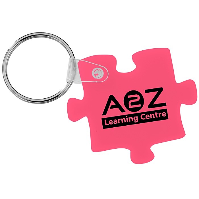 Custom Puzzle Soft Keychain - Translucent