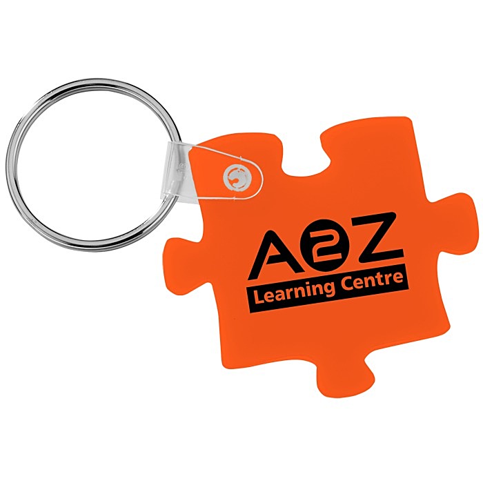 Custom Puzzle Soft Keychain - Translucent