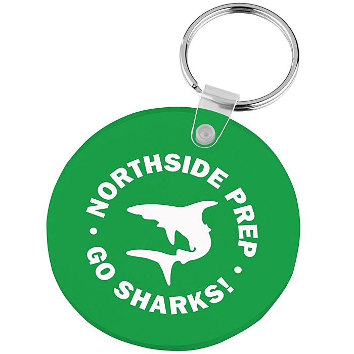 Custom Round Soft Keychain - Translucent
