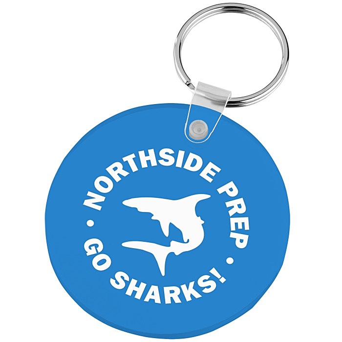 Custom Round Soft Keychain - Translucent