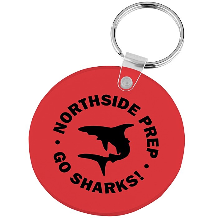 Custom Round Soft Keychain - Translucent